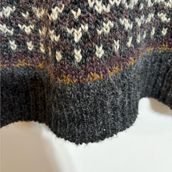 Urban Life Women’s Medium Wool Blend Sweater Multicoloured V-neck Preppy - Picture 6 of 9